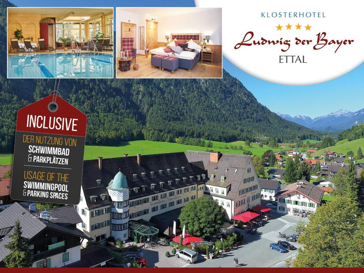 Hotel Klosterhotel Ludwig Der Bayer Этталь Экстерьер фото